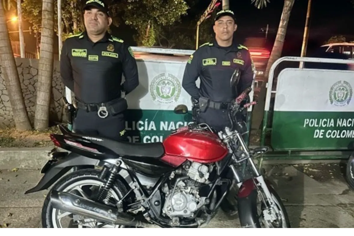 Recuperaron una motocicleta