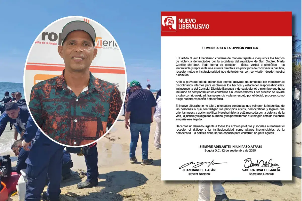 Nuevo Liberalismo deploró agresión a la alcaldesa Marta Cantillo e inició indagación disciplinaria a su concejal