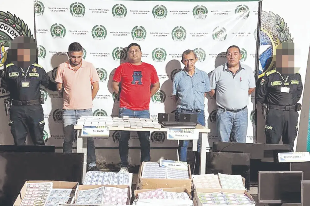 Dos de los capturados tienen anotaciones judiciales