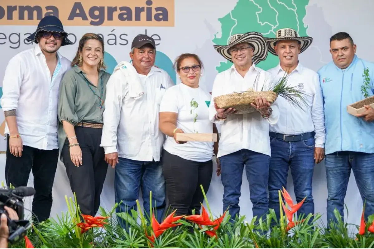 Reforma agraria: 6,6% de avance en tres años