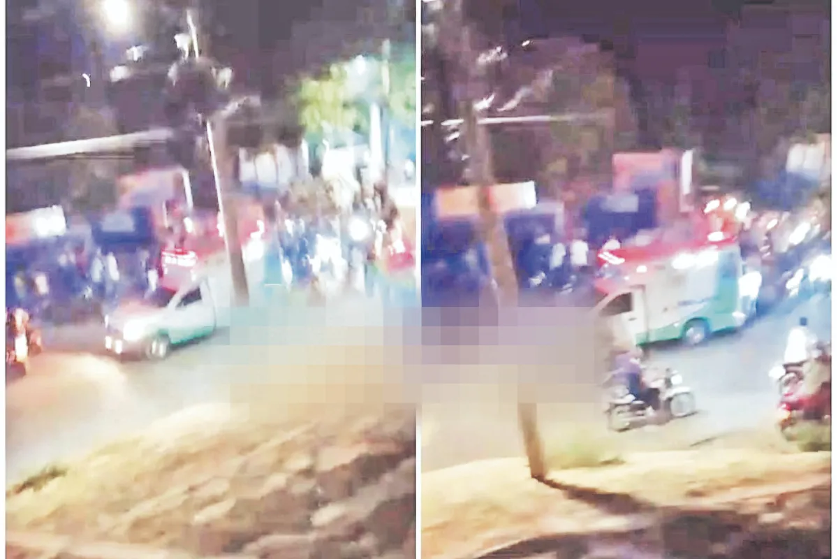Un carro fantasma los atropelló