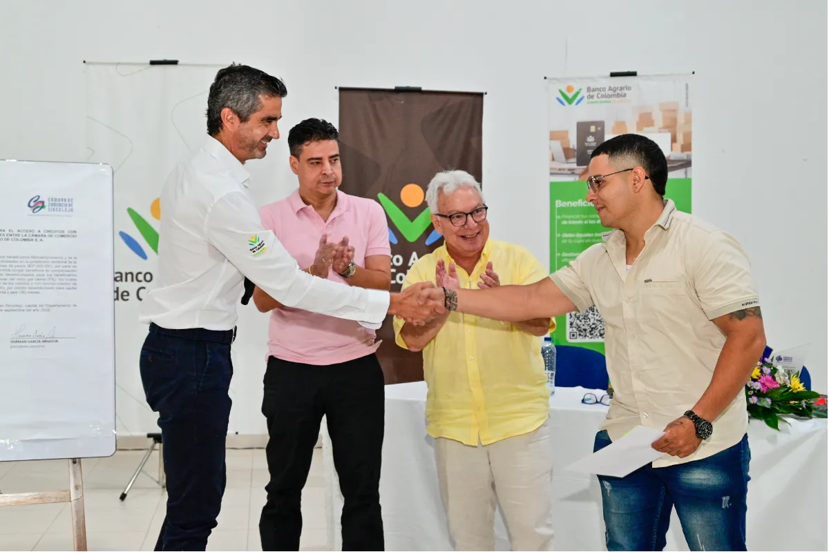 Banco Agrario y Cámara de Comercio de Sincelejo impulsan la microempresa en Sucre