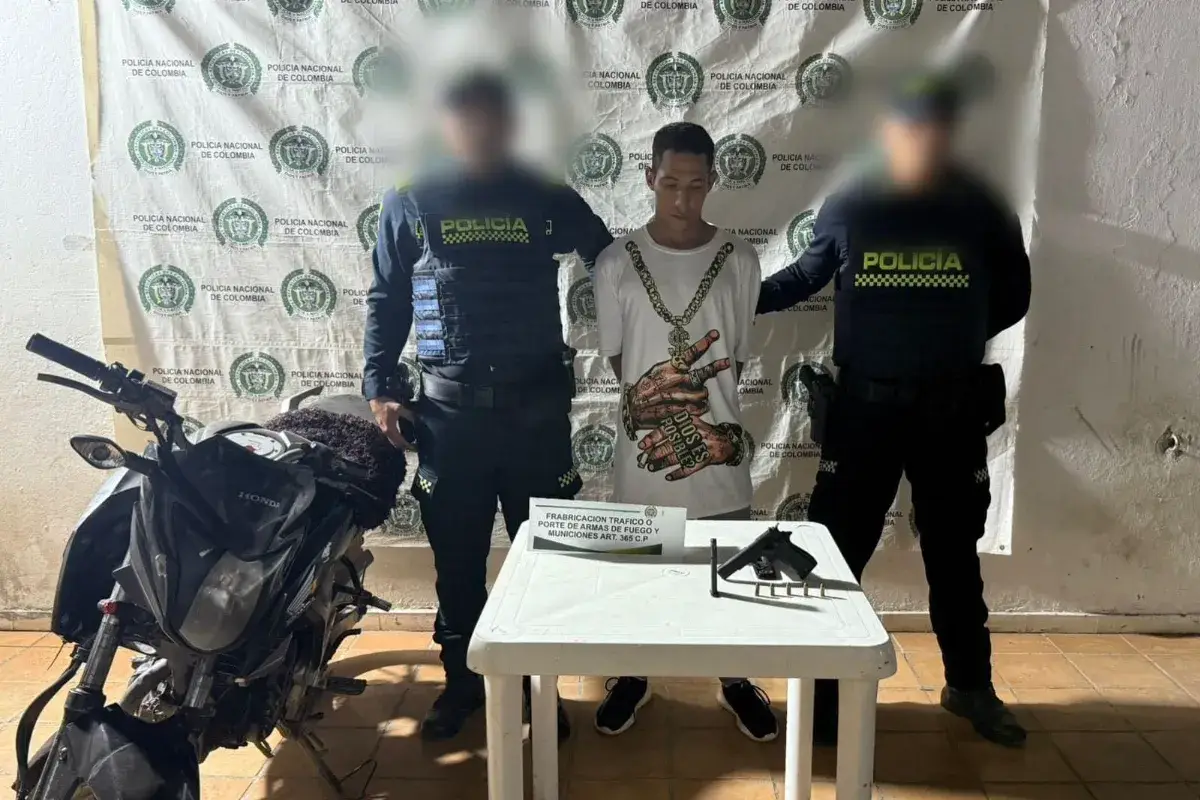 Pillado con una pistola