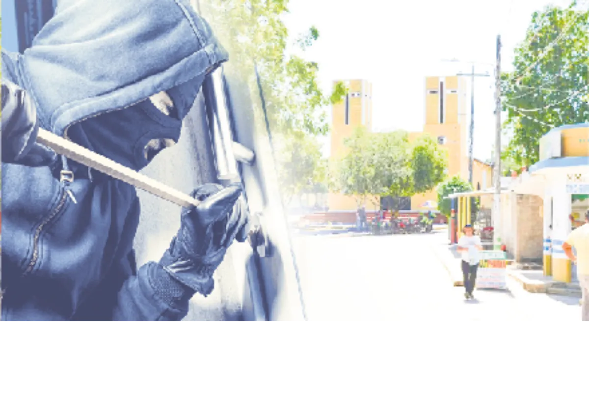 Delincuentes violentaron las ventanas de una vivienda