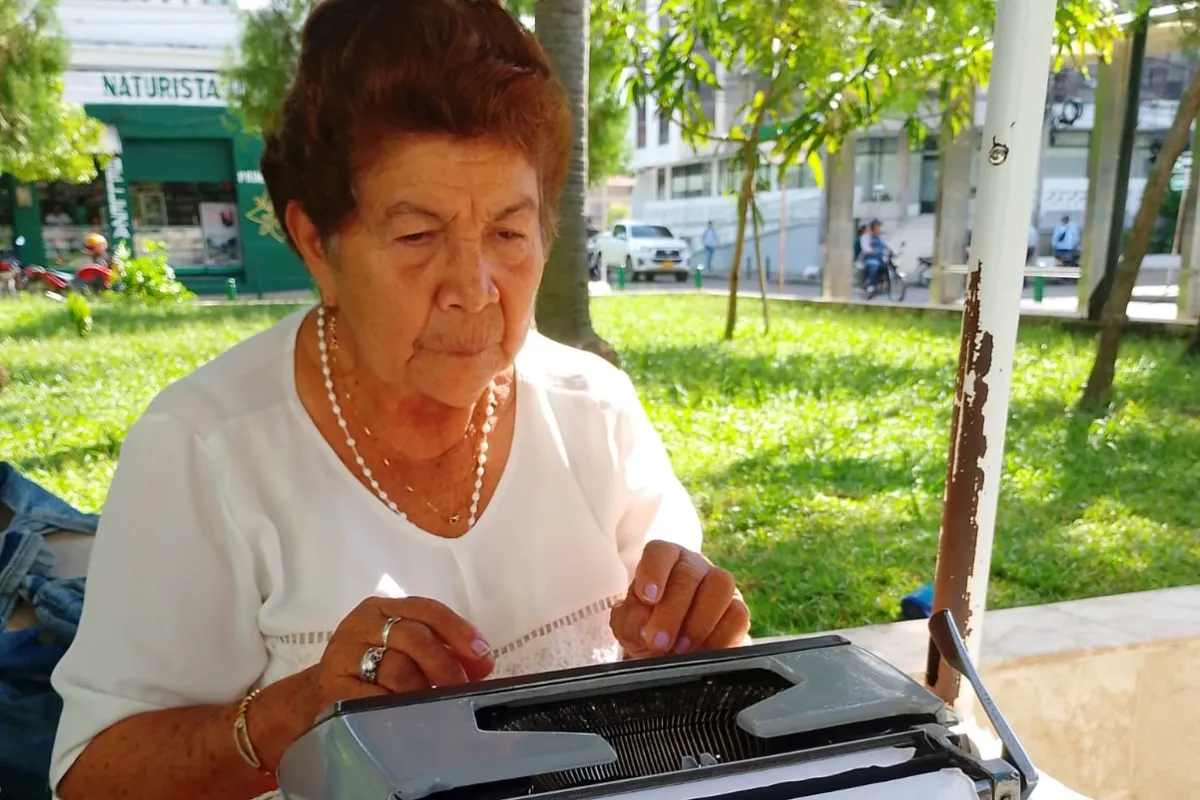 Leida, la mecanógrafa de la música del ayer