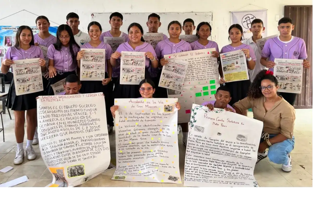 Orientadores de Prensa Escuela trabajaron con estudiantes de I.E. Mateo Pérez