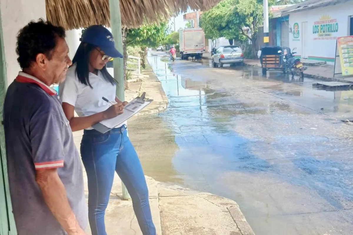 Aqualia atiende afectaciones en el alcantarillado de Purísima
