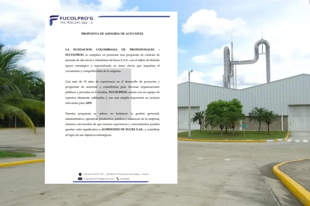 Situación financiera de Almidones de Sucre no es óptima como para 'meterle' una millonaria asesoría