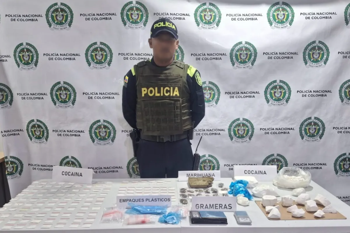 Allanamiento en el barrio Las Américas deja importante incautación de droga en Sincelejo