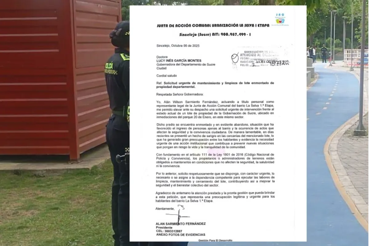 Comunidad pide limpieza de predio de la Gobernación