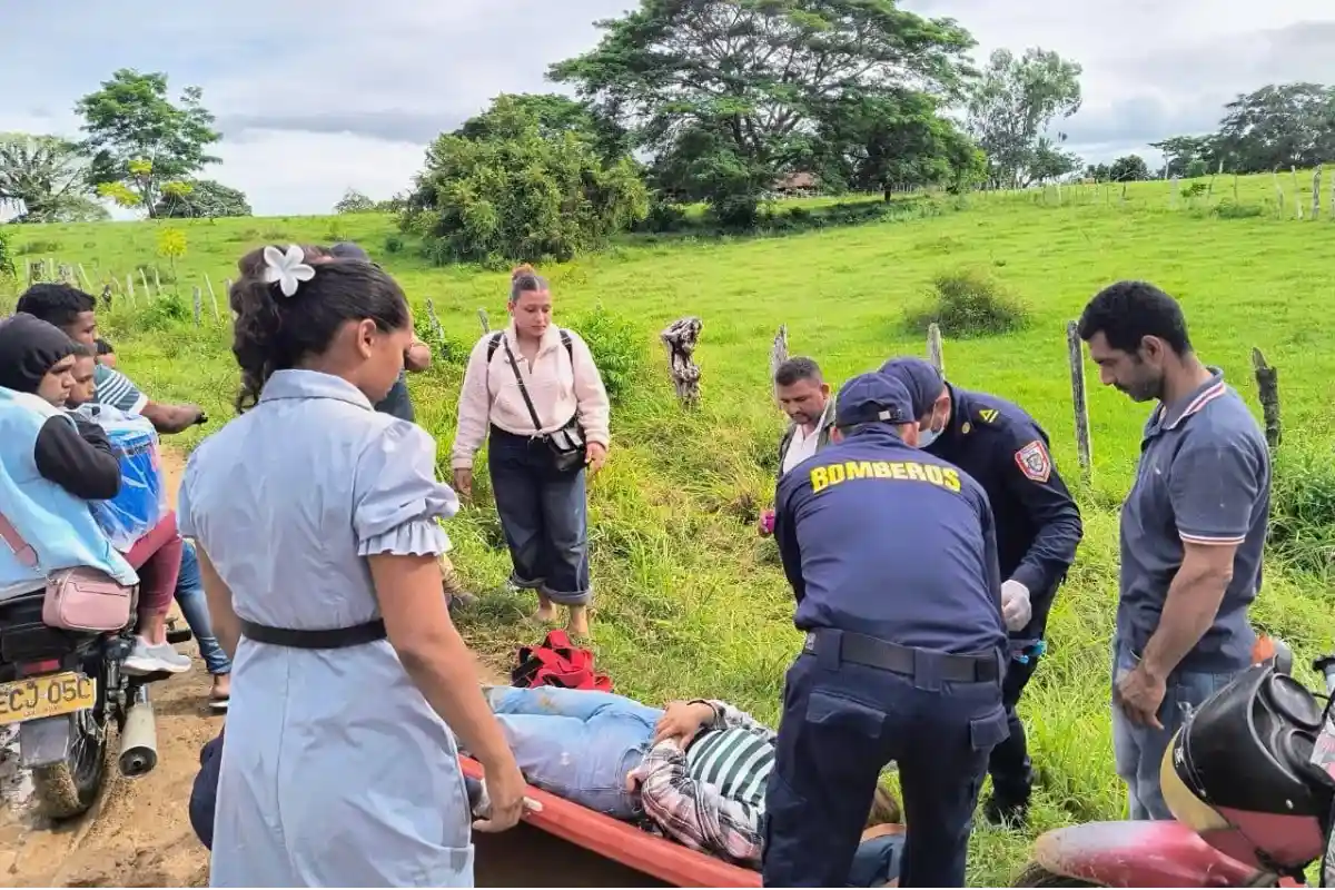 Una lesionada en accidente vial