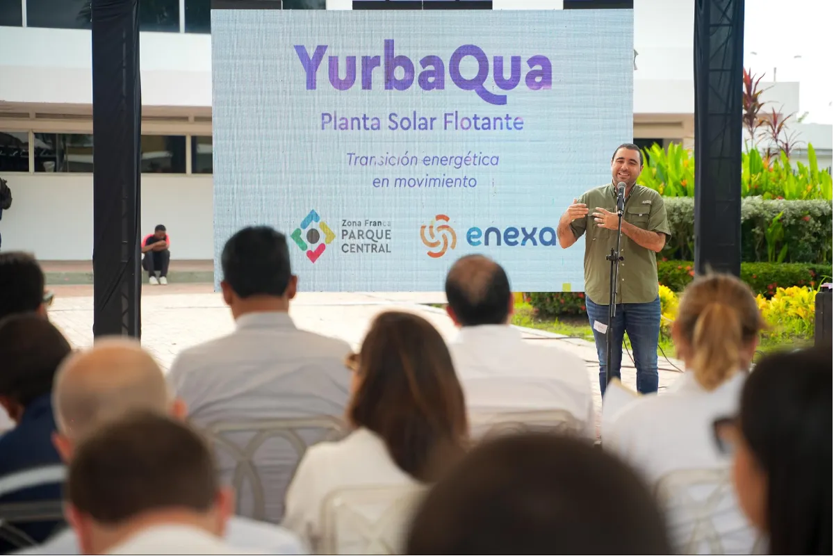 Bolívar inaugura el parque solar flotante más grande del Caribe colombiano