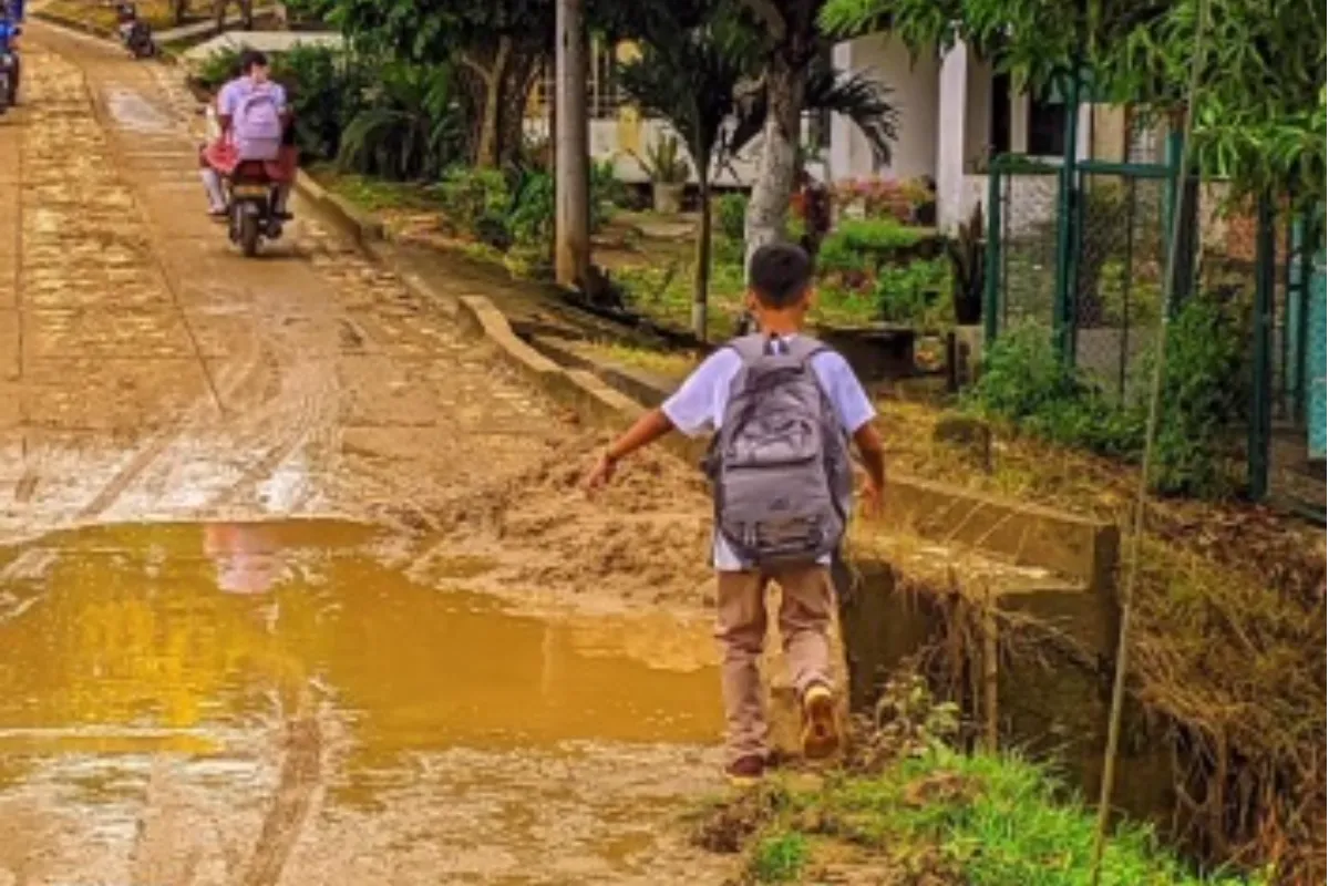 En San Andrés es un 'calvario' ir a clases
