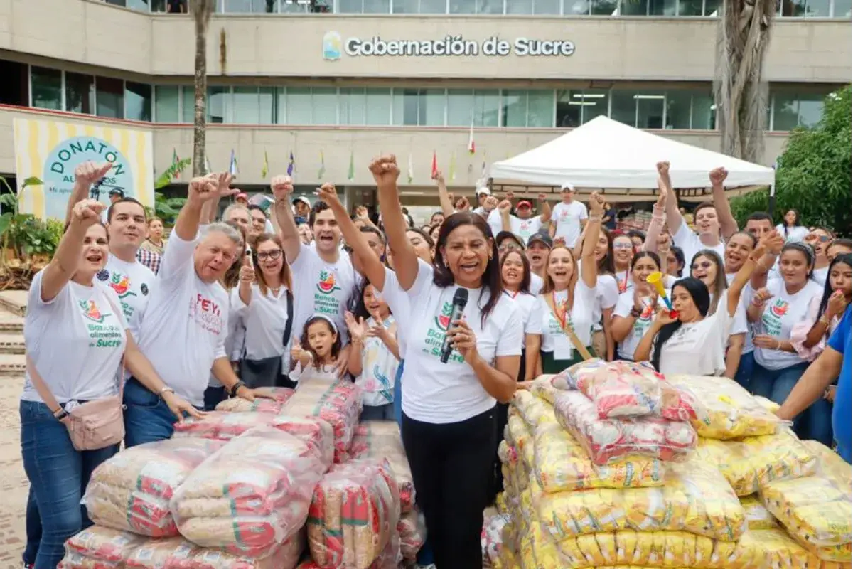 Donatón del Banco de Alimentos de Sucre recaudó 118 toneladas de alimentos