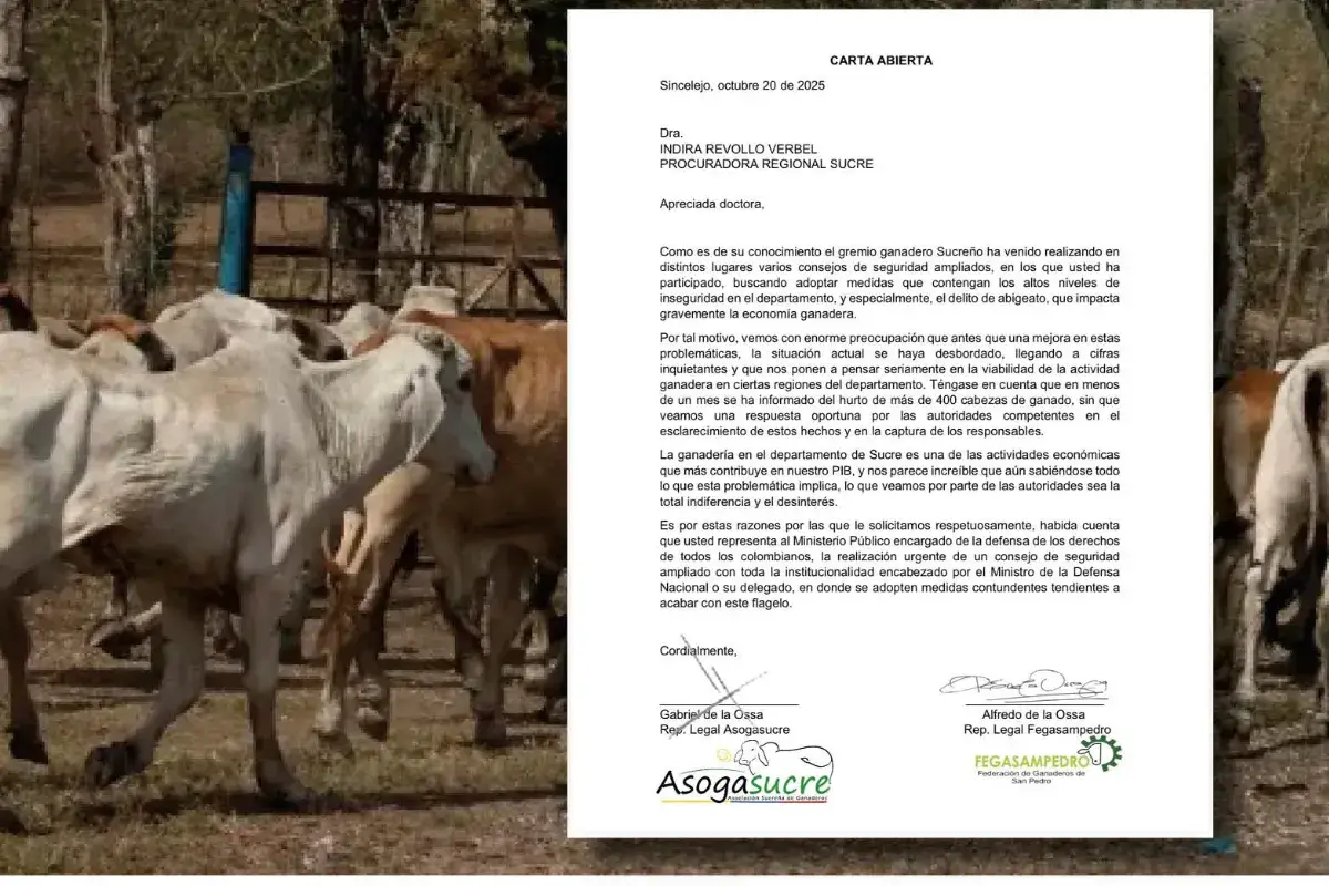 Ganaderos denuncian grave crisis por el hurto de ganado