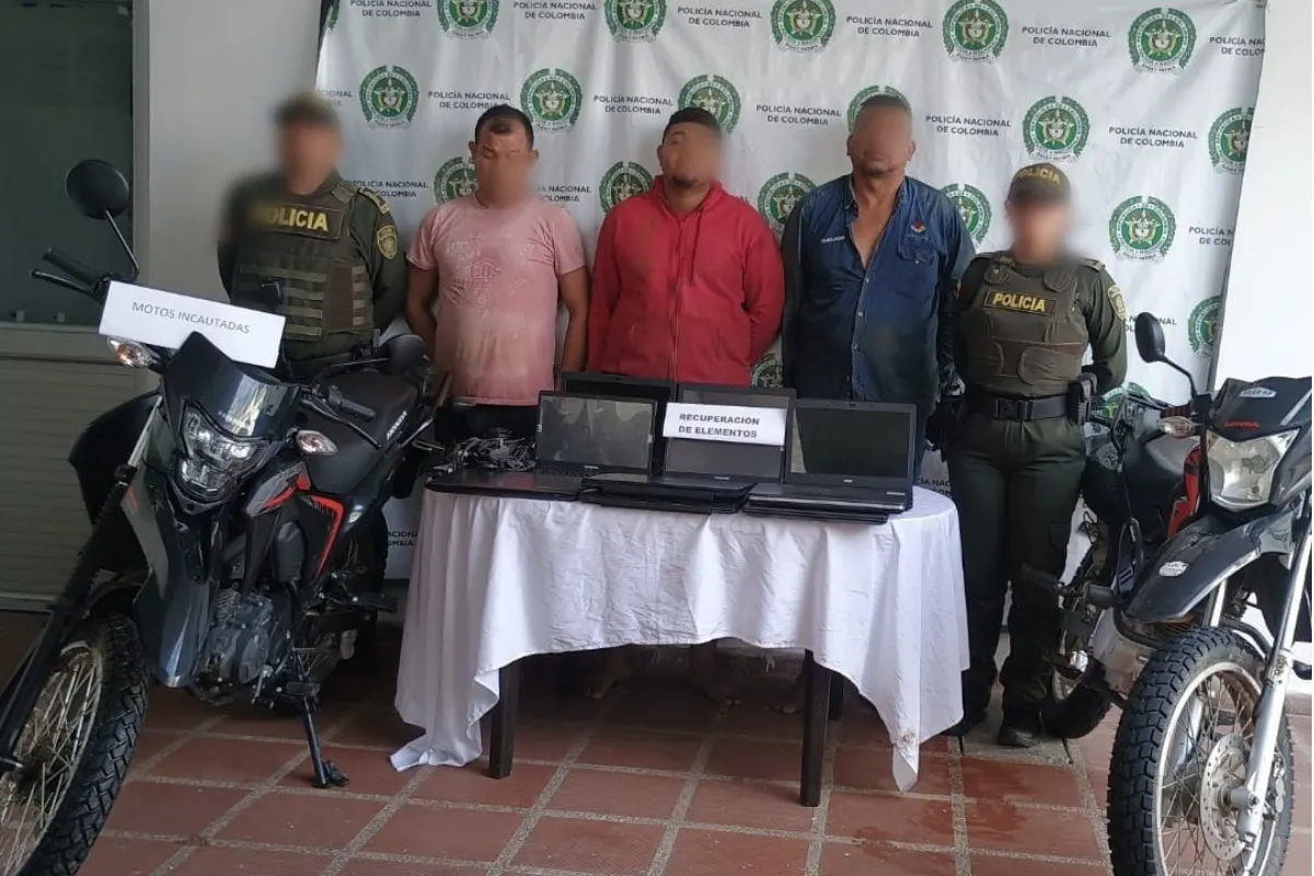 Policía y comunidad concretaron la captura de tres personas en Ovejas