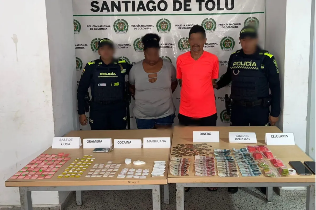 Capturados en allanamientos, les encontraron drogas, dinero y celulares