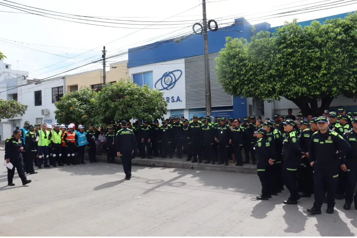 La Policía Metropolitana de Montería se une al Simulacro Nacional de Respuesta a Emergencias