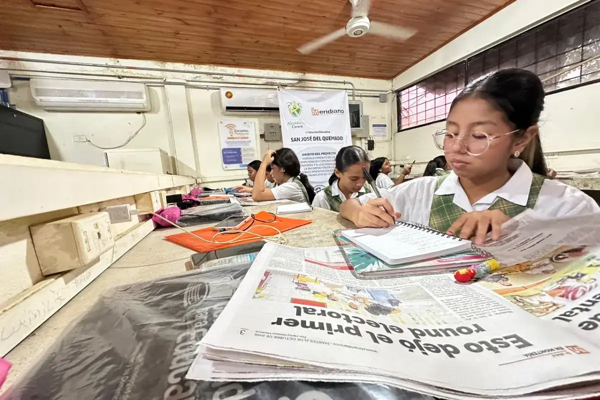En Cereté se forman reporteros escolares