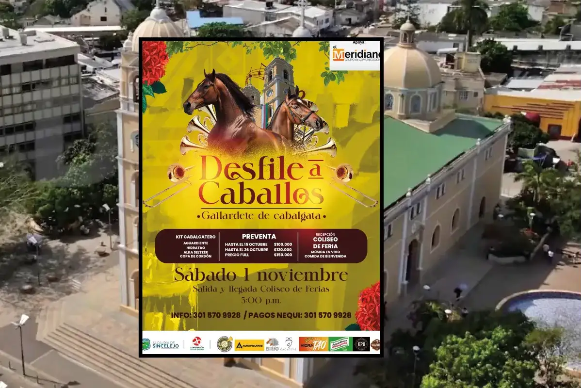 Disfruta este 1 de noviembre del gran Desfile a Caballos por las calles de Sincelejo