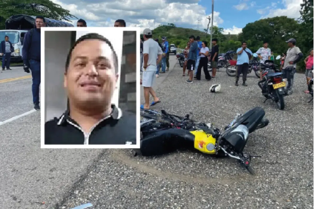 Choque entre motociclista y tractocamión dejó un muerto y un herido