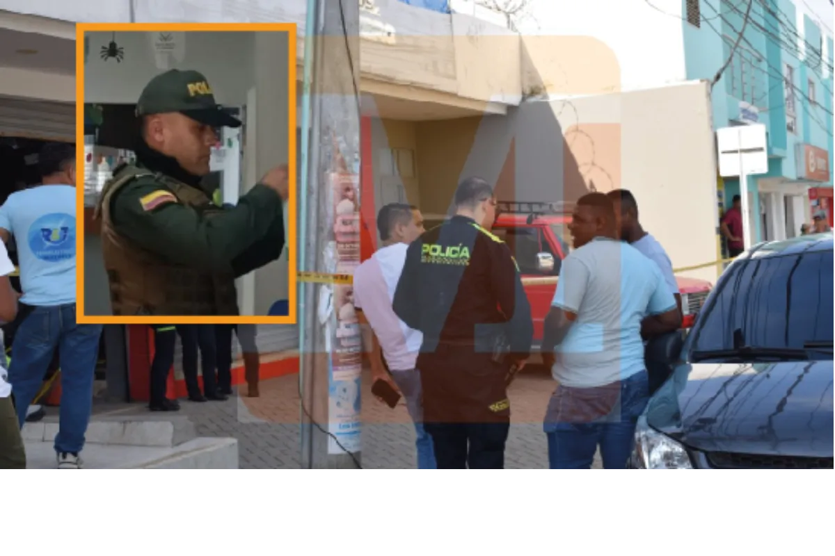 Policía resultó herido en medio de un atraco