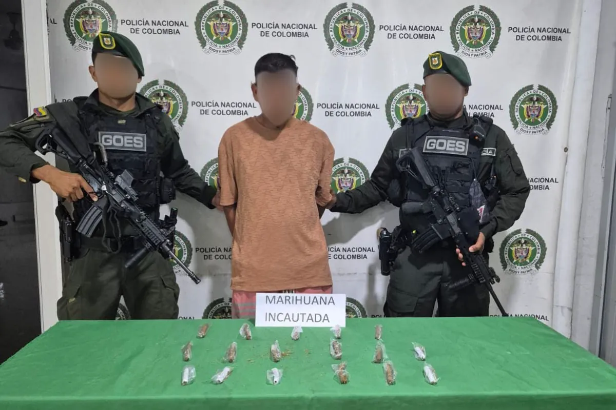 El Goes lo capturó con estupefacientes
