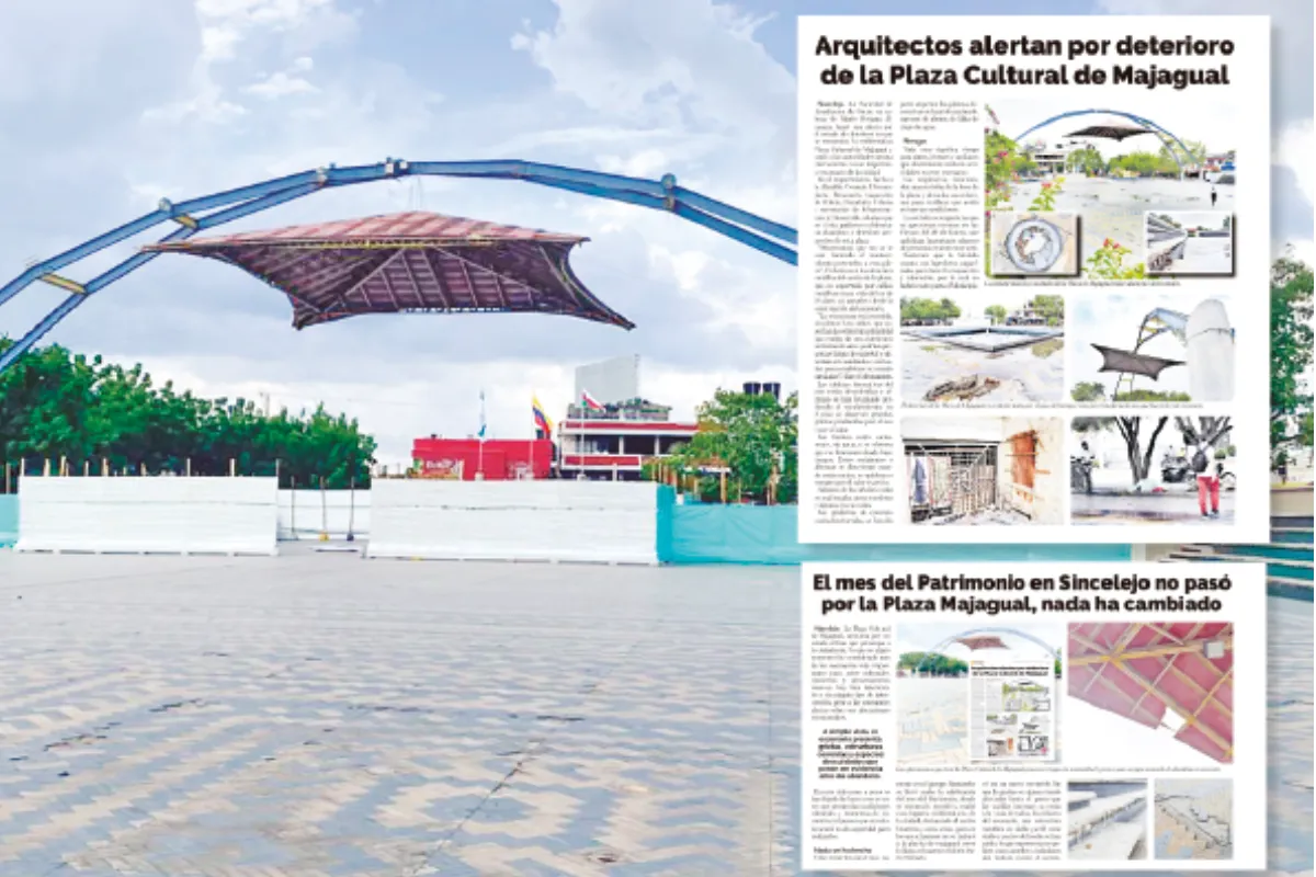Tras publicación de El Meridiano, alcalde Yahir Acuña anunció intervención en Plaza de Majagual
