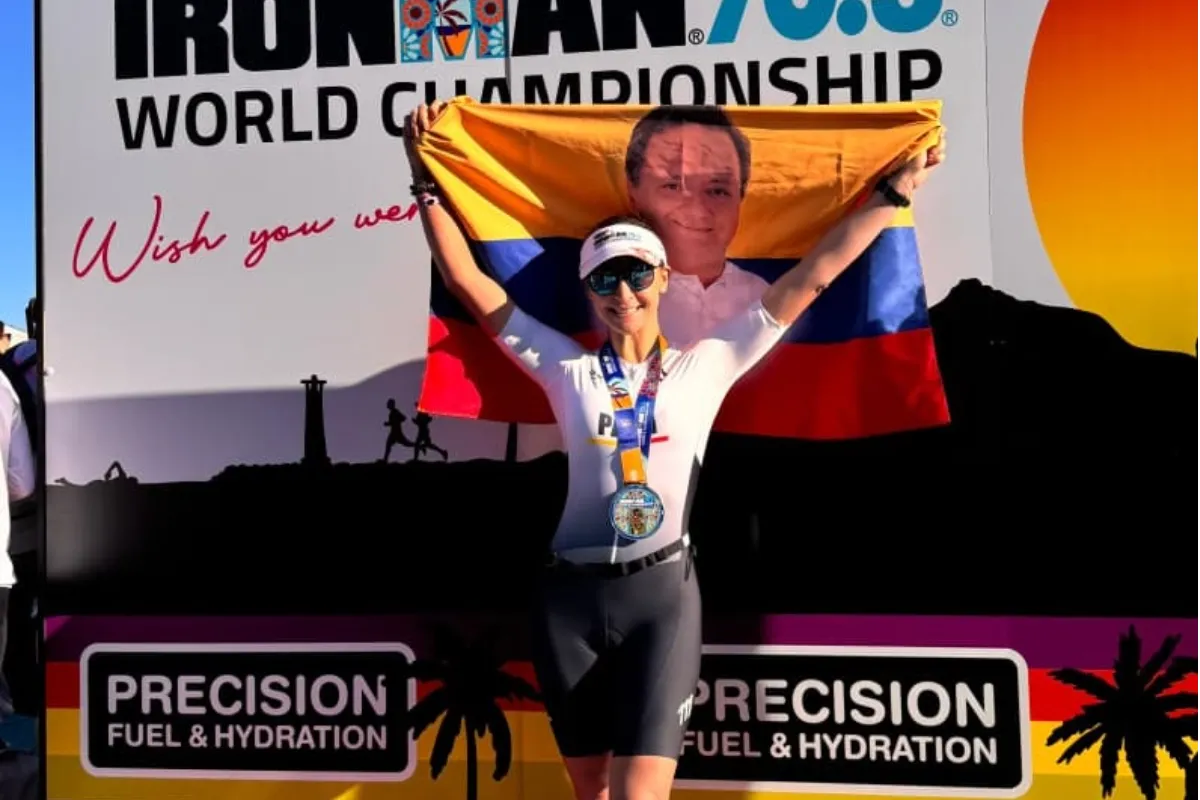 Paola Paternina completó el reto del Mundial de Ironman