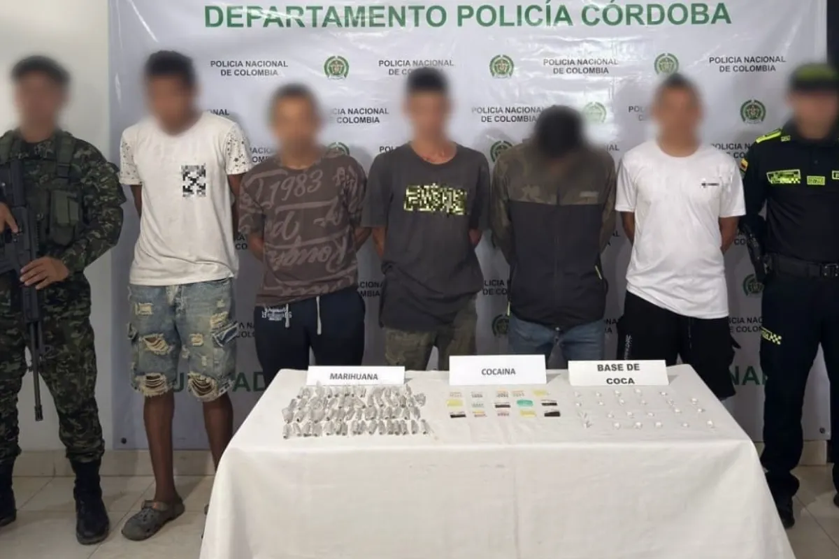 Golpe simultáneo al microtráfico y la delincuencia en seis municipios de Córdoba