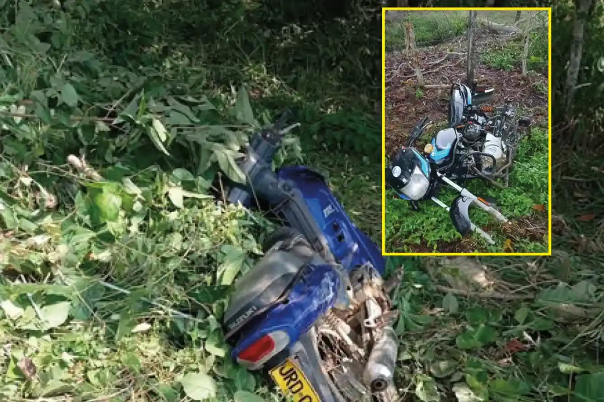 Encontraron motos abandonadas