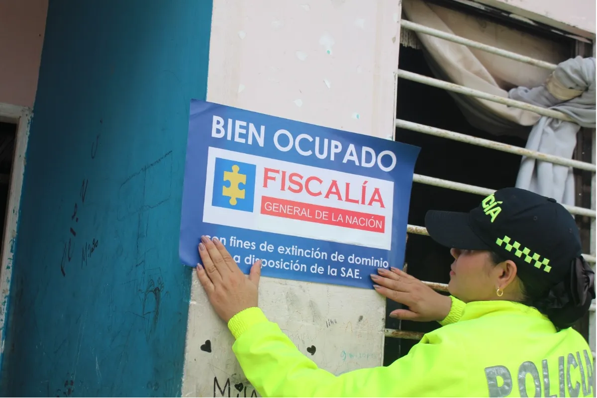 Policía y Fiscalía desmantelan red de bienes vinculados al expendio de estupefacientes en Sucre