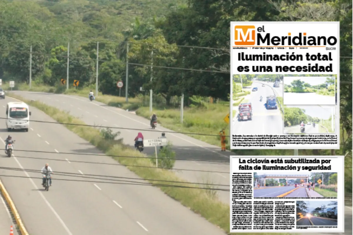 Esperan que el panorama cambie con la instalación de luminarias en la ciclorruta