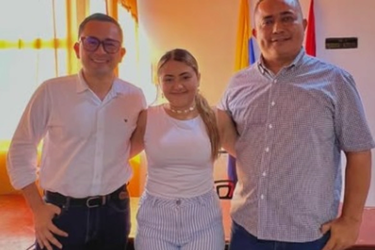 La nueva mesa directiva en Los Palmitos