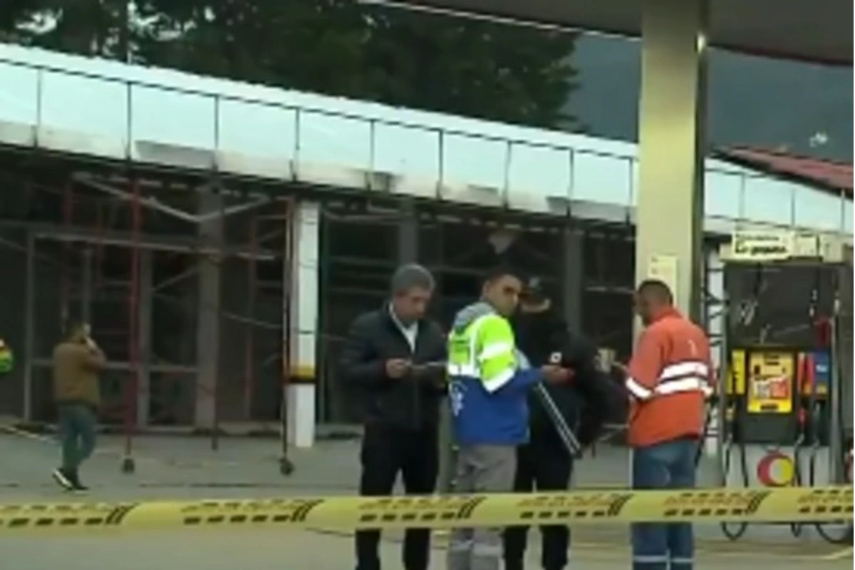 Robo millonario en una estación de gasolina de Bogotá
