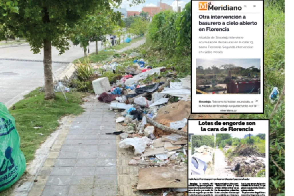 Se pasan los años y la Alcaldía de Sincelejo e Interaseo no solucionan el basurero de Florencia