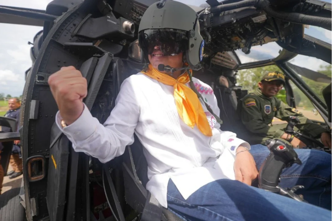 Leonardo Helicopters suspende el mantenimiento al helicóptero presidencial por la Lista Clinton
