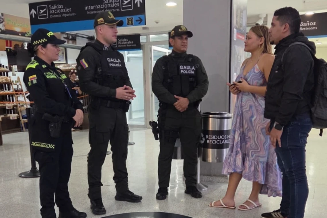 GAULA implementa campaña en el Aeropuerto de Montería