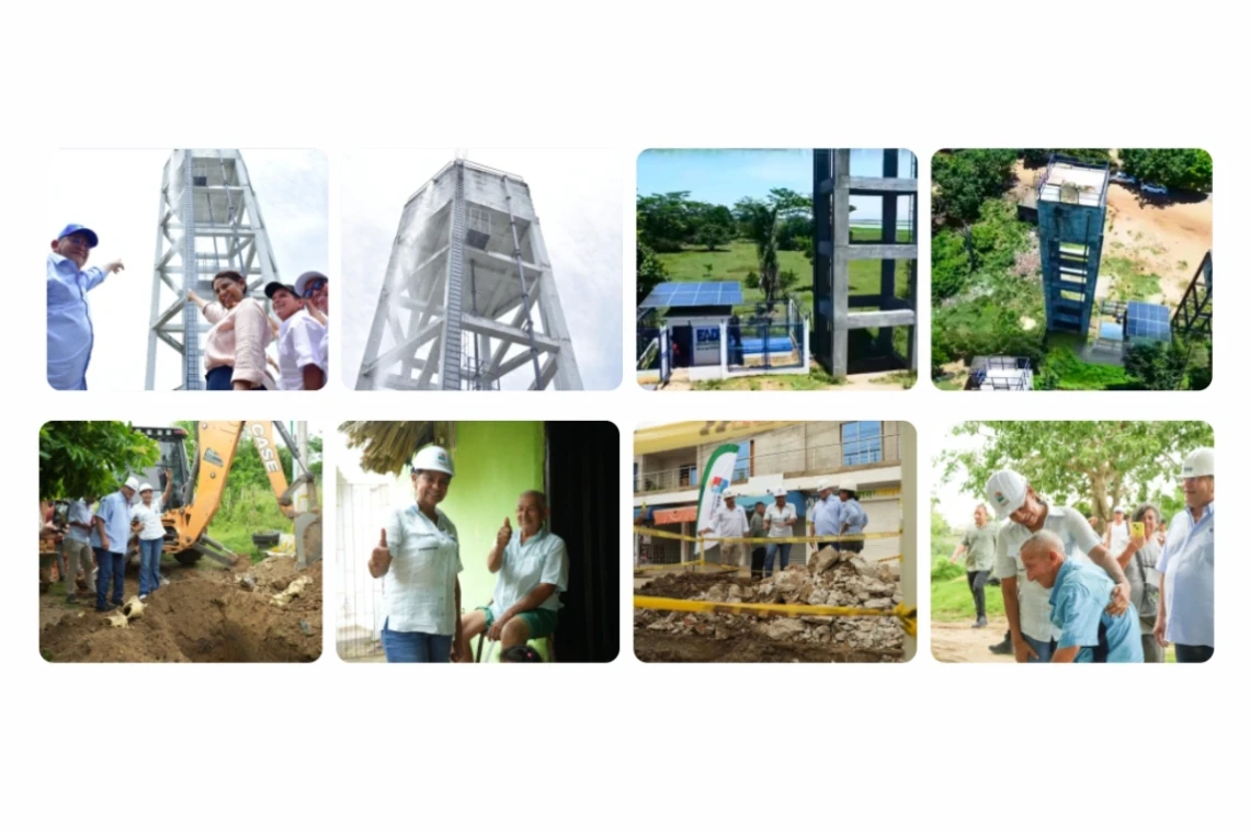 Nuevas obras de agua y saneamiento impulsan bienestar y progreso en Sucre
