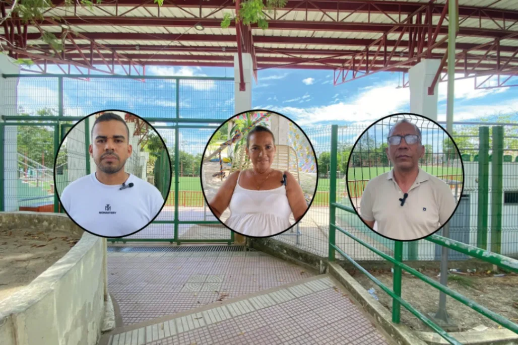 Comunidad de El Cortijo pide más intervención en las canchas y la pronta recolección de basuras
