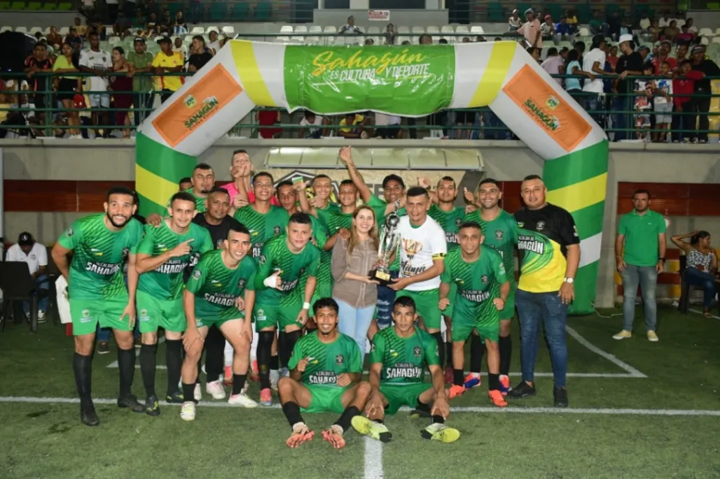 Sahagún vibró con la gran final del Torneo Municipal de Fútbol