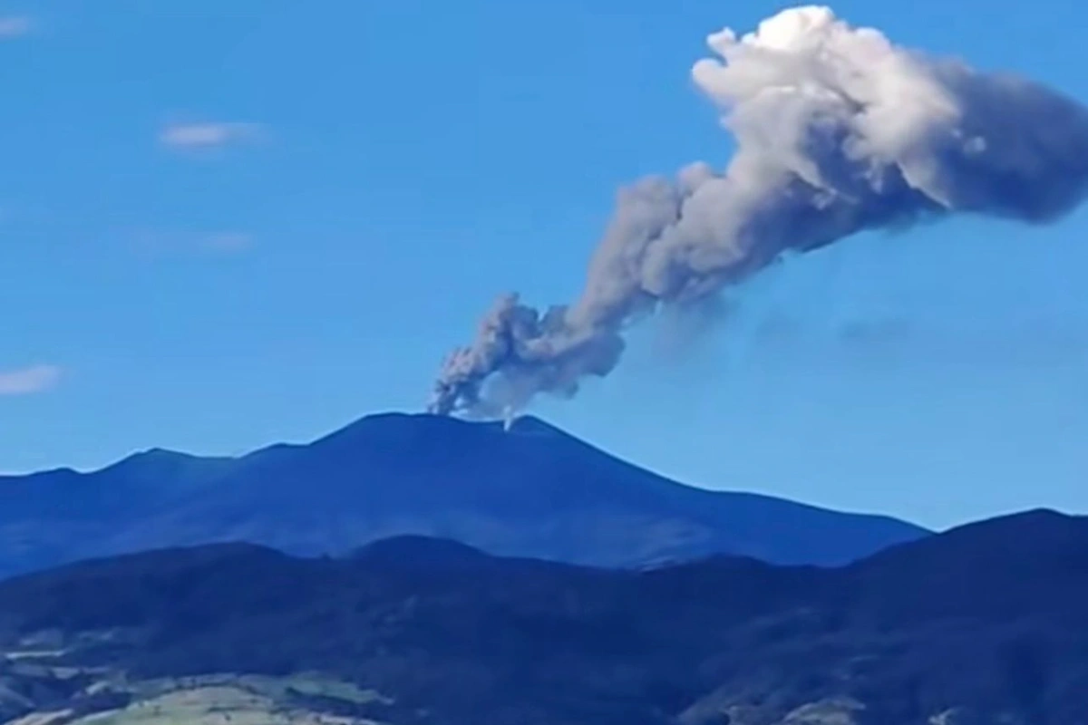 Alerta por cambios en el volcán Puracé