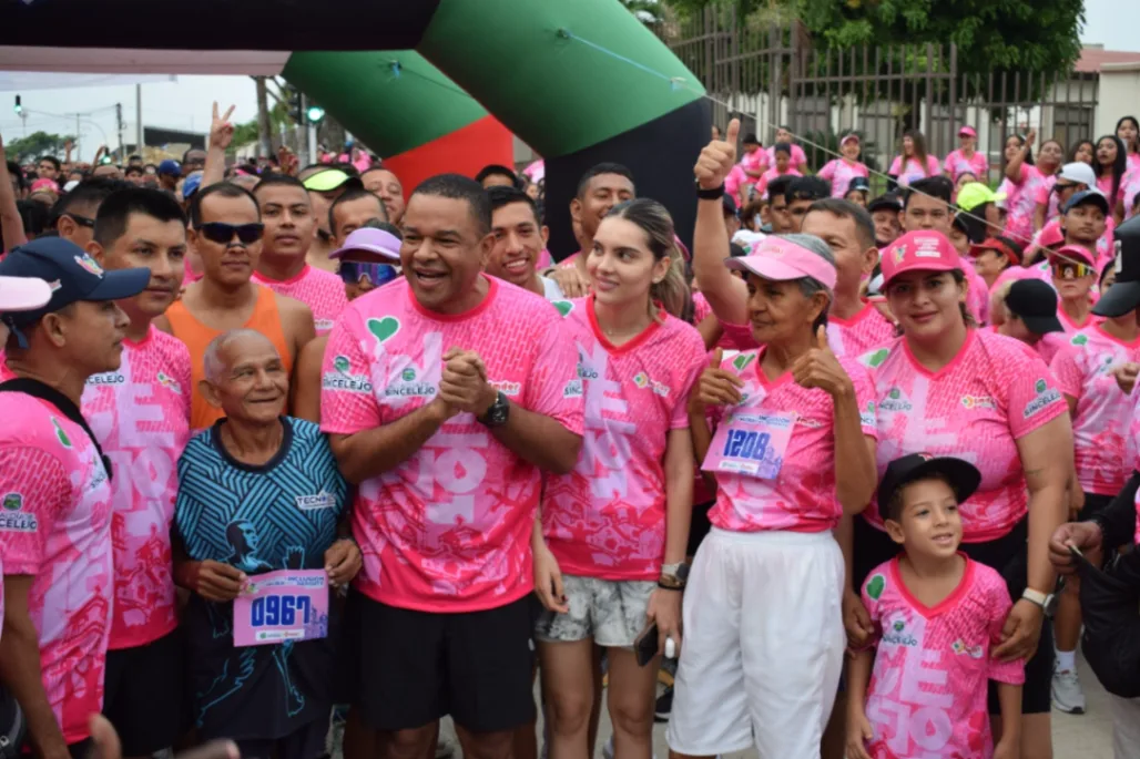 Sincelejo vivió la Carrera de la Mujer 2025 con masiva participación y ambiente deportivo