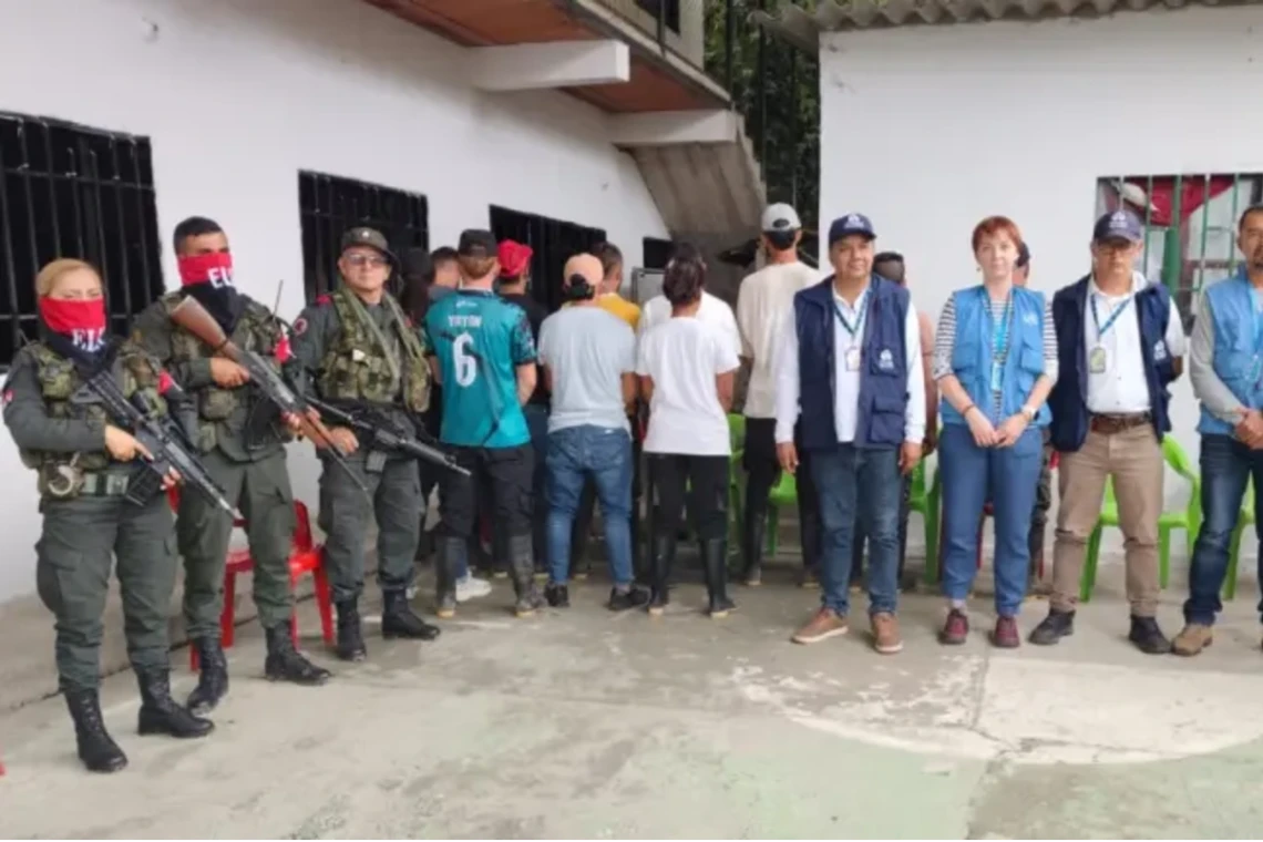Liberados 11 secuestrados por el Eln tras 10 meses en el Catatumbo
