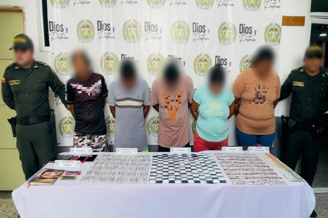 Policía propina golpe al tráfico de estupefacientes