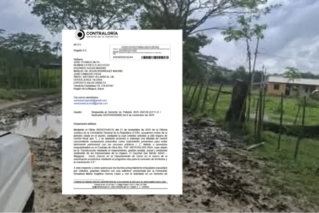 Contraloría exige información a Invías del contrato El Cauchal- Sucre