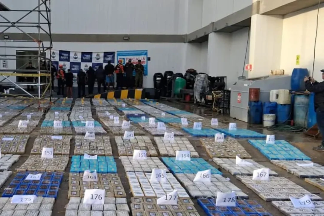 Incautan 4,5 toneladas de cocaína en Coveñas: cinco capturados