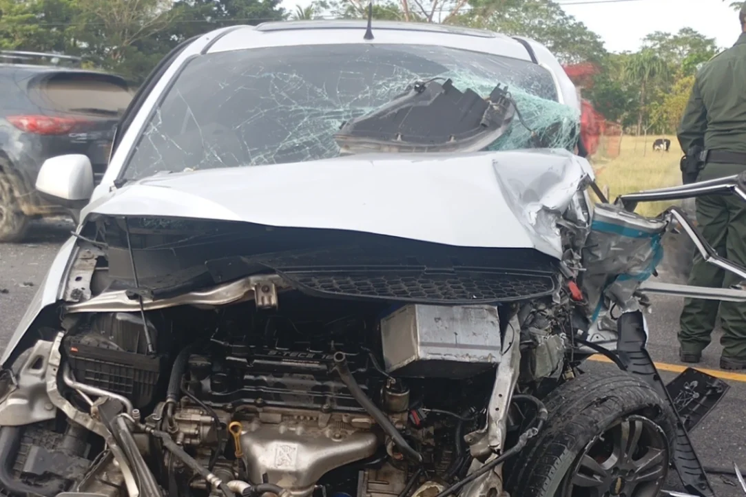 Grave accidente, se chocaron de frente
