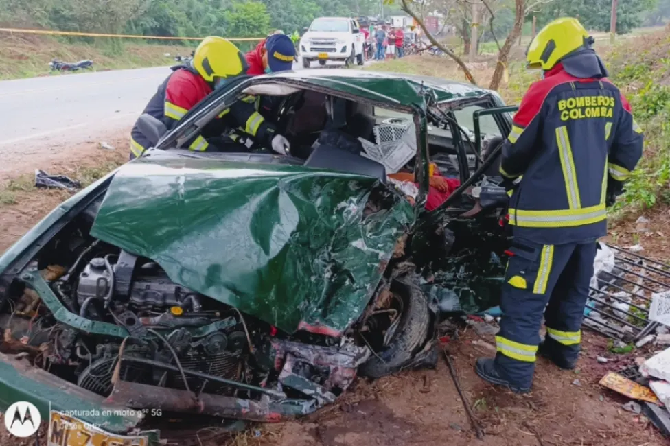 Dos muertos dejó accidente en Chinú