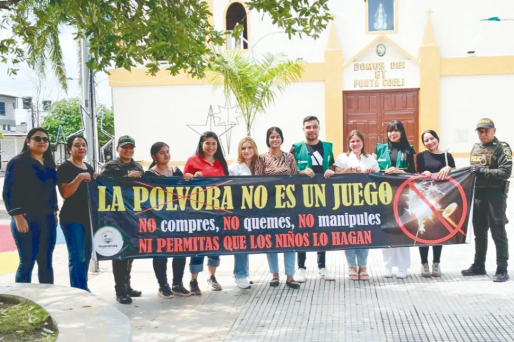 Guaranda dice NO a la pólvora, SÍ a la vida